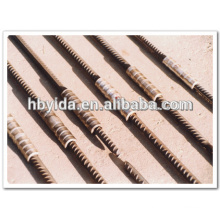 Cold extrusion rebar mechanical connector for civil engineering